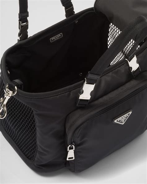 prada re nylon dog carry bag